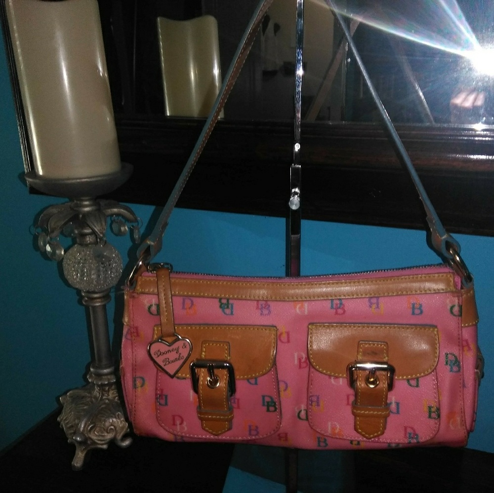 Dooney &Bourke Pink Monogram Purse